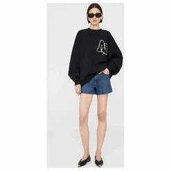 Anine Bing Sweat Miles Letterman Coton Bio ||Femme Sweats