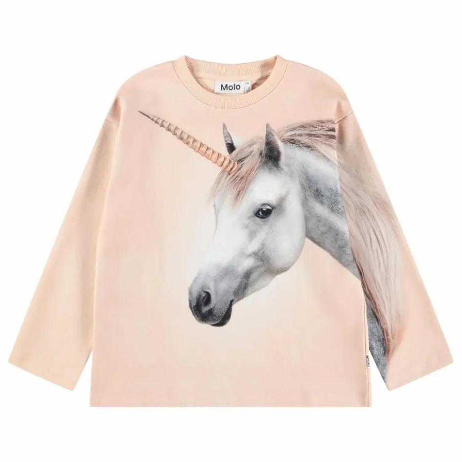 Outlet Molo Sweat Mountoo Coton Bio | Rose poudré