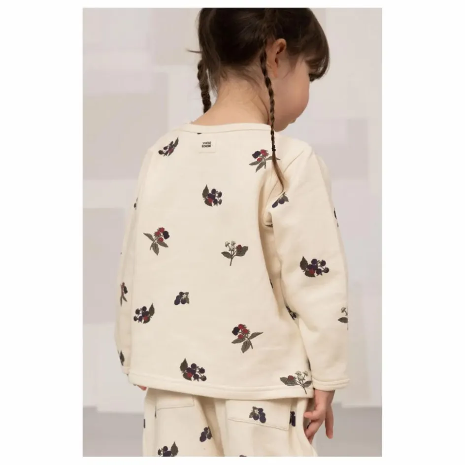 Clearance Sweat Noé Mûres Coton Bio | Enfant Sweats|Sweats