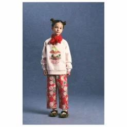 Outlet Maison Mangostan Sweat No Prince Coton Bio | Rose pâle