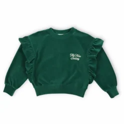 Best the new society Sweat Odense Velours Bio | Vert