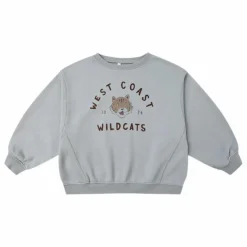 Best Rylee + Cru Sweat Oversized Wildcats | Bleu gris