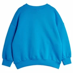 Mini Rodini Sweat Panther Coton Bio | Bleu azur