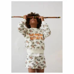 Discount the new society Sweat Rancho Hibiscus | Ecru