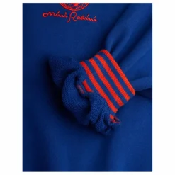 Online Mini Rodini Sweat Rayé Coton Bio | Bleu roi