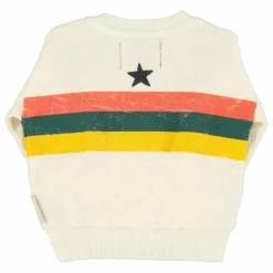 Best Piupiuchick Sweat Rayure Eponge Bio | Ecru