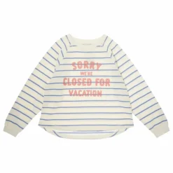Best Tocoto Vintage Sweat Rayures Eponge | Ecru