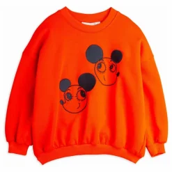 Mini Rodini Sweat Ritratz Coton Bio | Rouge