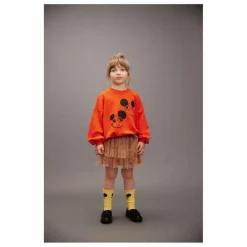 Mini Rodini Sweat Ritratz Coton Bio | Rouge