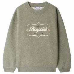 Online Bonpoint Sweat Tonino Molleton Coton Bio | Gris chiné