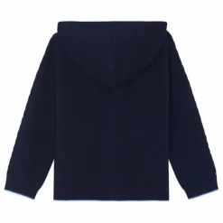 Sale Tartine et Chocolat Sweat Torsades Laine | Bleu marine
