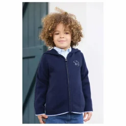 Sale Tartine et Chocolat Sweat Torsades Laine | Bleu marine