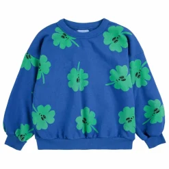 Best Bobo Choses Sweat Trèfles Coton Bio | Bleu