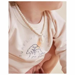 Clearance Búho Sweat Vague Coton Bio | Ivoire