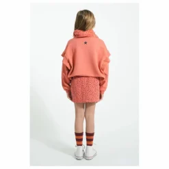 Sale Piupiuchick Sweat Volants Groupie Coton Bio | Corail