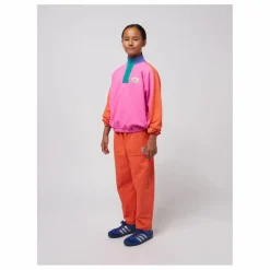 Hot Bobo Choses Sweat Zippé Colorblock Coton Bio | Rose
