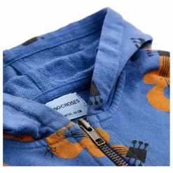 Sale Bobo Choses Sweat Zippé Coton Bio Guitares Bébé | Bleu
