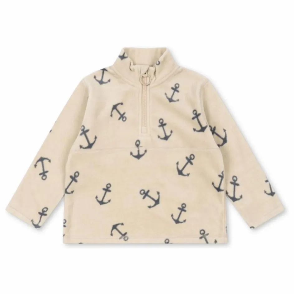 Online Konges Sløjd Sweat Zippé Polaire Tavi Arches Fibres Recyclées | Beige