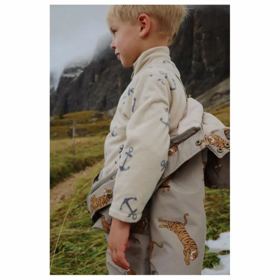 Online Konges Sløjd Sweat Zippé Polaire Tavi Arches Fibres Recyclées | Beige