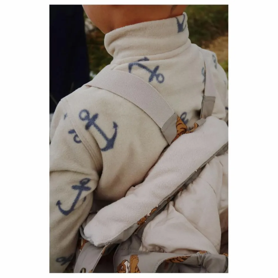 Online Konges Sløjd Sweat Zippé Polaire Tavi Arches Fibres Recyclées | Beige