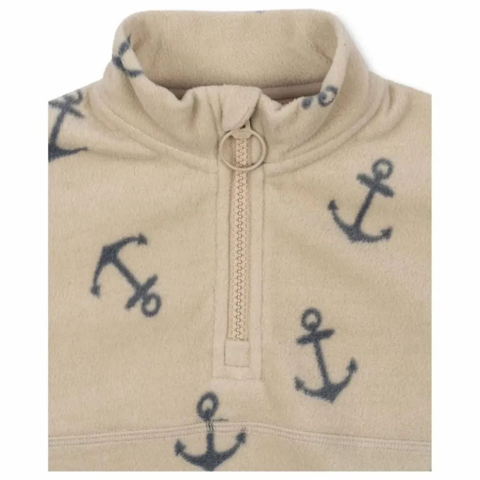 Online Konges Sløjd Sweat Zippé Polaire Tavi Arches Fibres Recyclées | Beige
