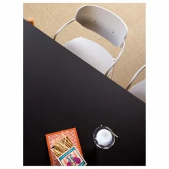 New Hübsch Table à manger en chêne Oblique | Noir