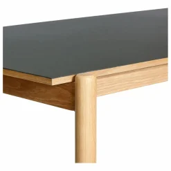 New Hübsch Table à manger en chêne Oblique | Noir