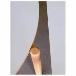 Discount Hübsch Table à manger ronde Oblique | Gris clair