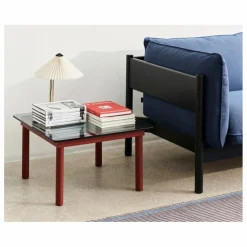 Sale Table basse en verre Kofi, pietement en chêne | Tables, Bureaux