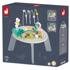 Janod Table d'activités Le Jardin| Jouets D'Éveil|Jouets D'Éveil