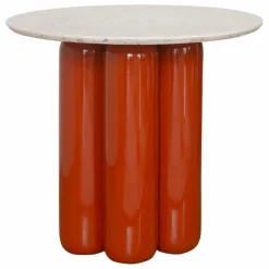New Cosin Table d'appoint avec plateau en matière recyclée | Terracotta