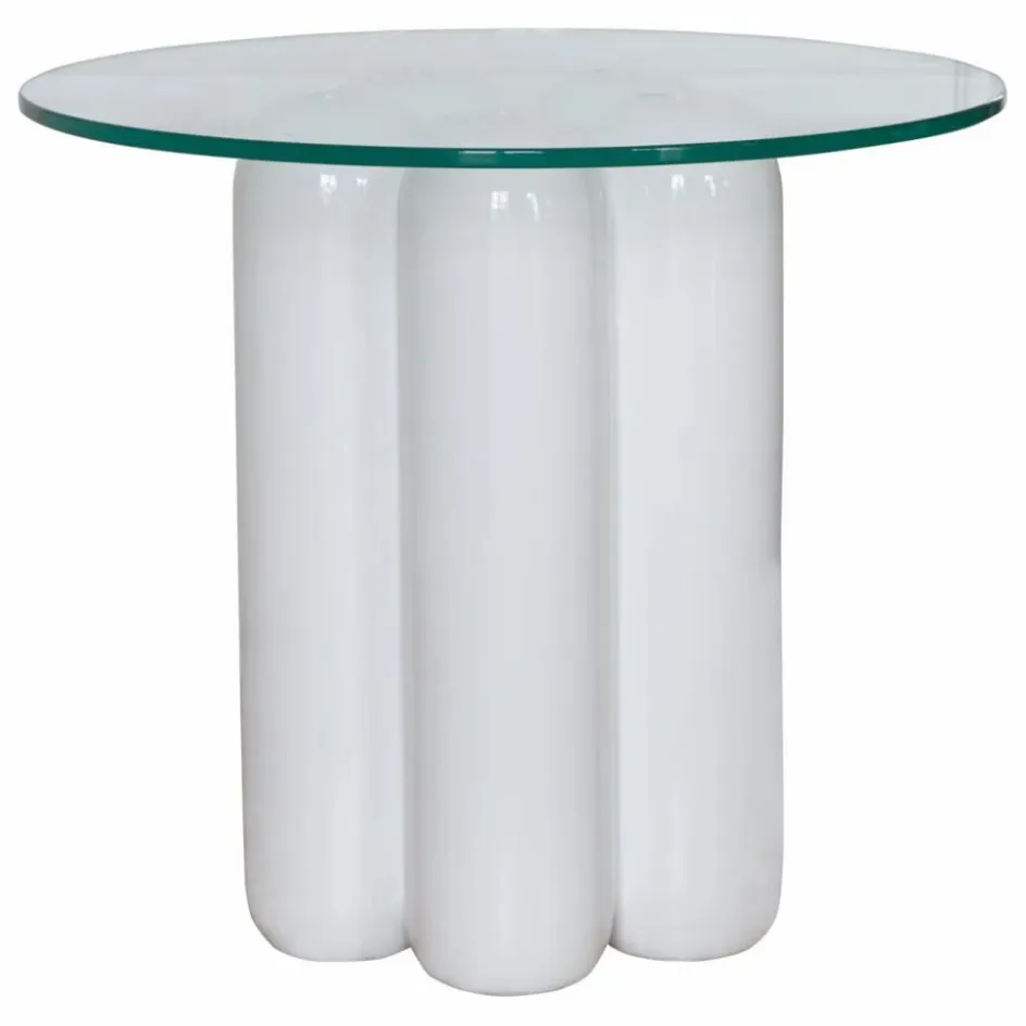 Cosin Table d'appoint avec plateau en verre || Tables, Bureaux