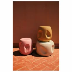 Hot HKliving Table d'appoint en céramique | Rose