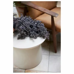 New HKliving Table d'appoint en faïence | Crème