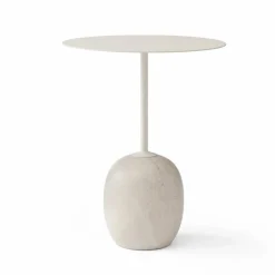 & Tradition Tables, Bureaux*Table d'appoint marbre Lato LN8 |