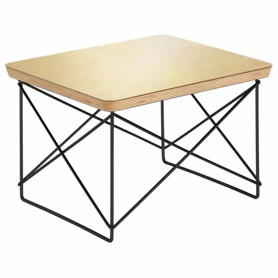 Vitra Tables, Bureaux*Table d'appoint Occasional LTR - Piétement epoxy - Charles & Ray Eames |