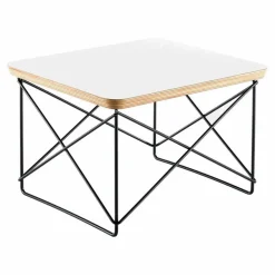 New Vitra Table d'appoint Occasional LTR - Piètement epoxy - Charles & Ray Eames | Blanc