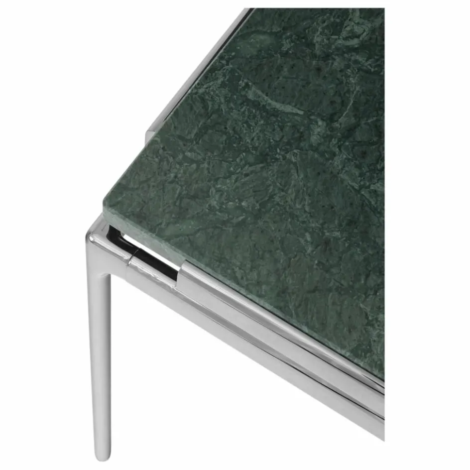 New & Tradition Table d'appoint Sett LN11, Luca Nichetto | Marbré vert