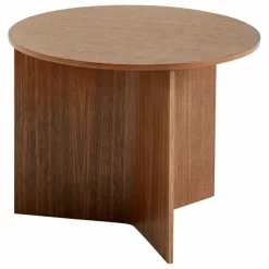 Hay Table d'appoint Slit ronde en bois || Tables, Bureaux