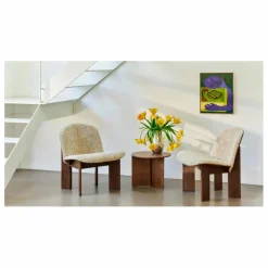 Hay Table d'appoint Slit ronde en bois || Tables, Bureaux