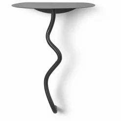 New Ferm Living Table de nuit murale Curvature | Noir