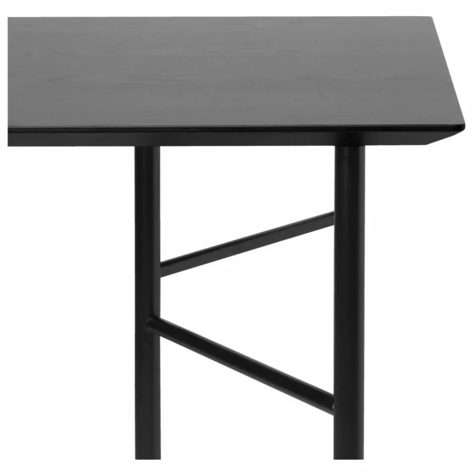 Ferm Living Table rectangulaire Mingle en bois FSC, pieds métal || Tables, Bureaux