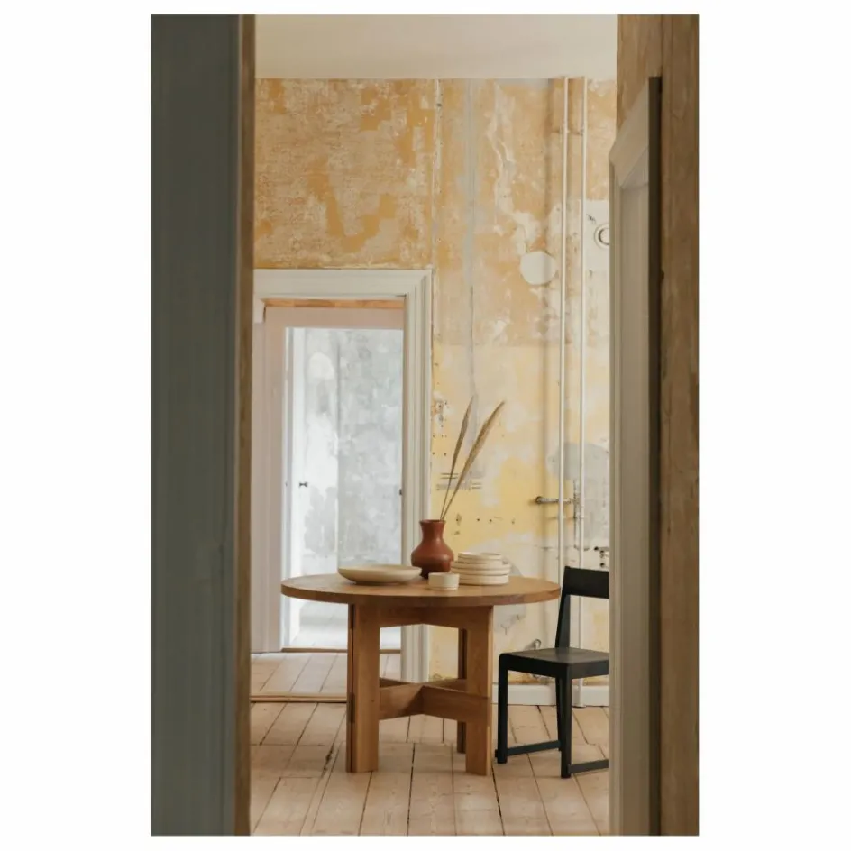 Sale Frama Table ronde Farmhouse en bois | Chêne