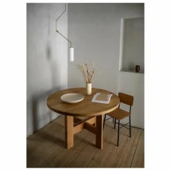 Sale Frama Table ronde Farmhouse en bois | Chêne