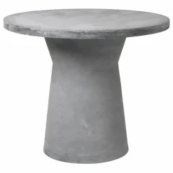 Outlet Broste Copenhagen Table ronde Fiber | Charbon
