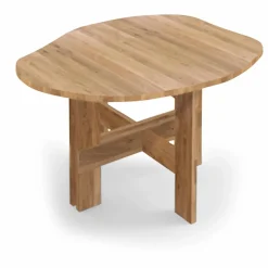 Hot Frama Table ronde irrégulière Farmhouse en bois | Chêne