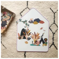 Ma Cabane à rêves Tableau Ardoise Magnétique Little Cabane | Lilas| Jeux Éducatifs