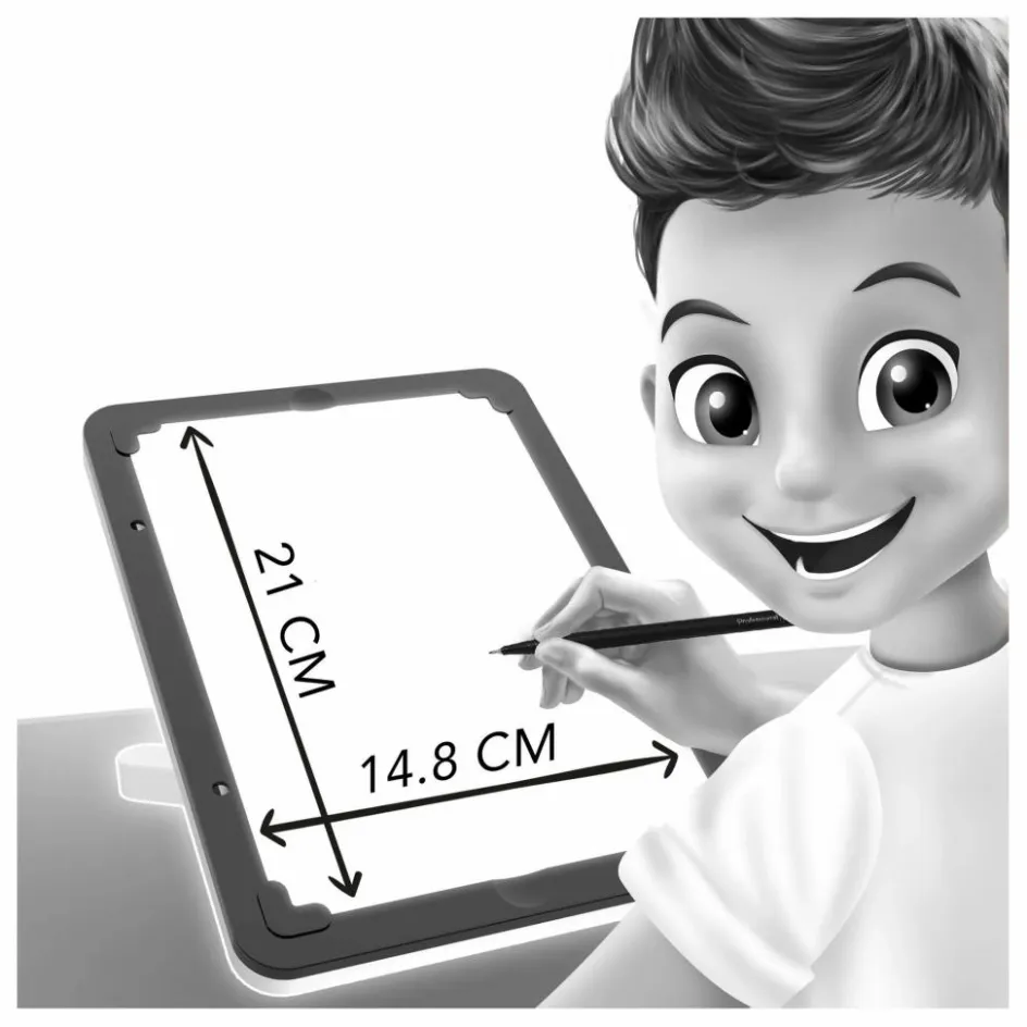 Buki Tablette à dessin lumineuse 3 en 1| Loisirs Créatifs