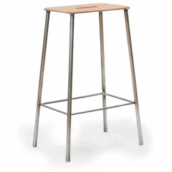 Frama Tabouret Adam, assise en cuir || Chaises, Tabourets, Bancs