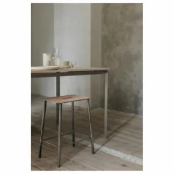 Frama Tabouret Adam, assise en cuir || Chaises, Tabourets, Bancs